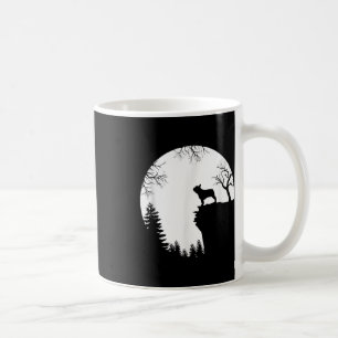 Funny French Bulldog And Moon Halloween Dog Lover Coffee Mug