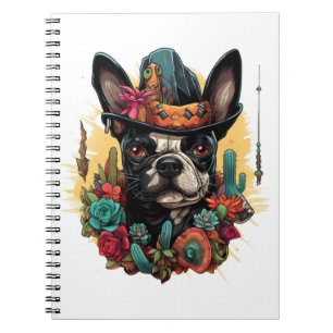 Funny French Bulldog Art Classic T-Shirt Notebook