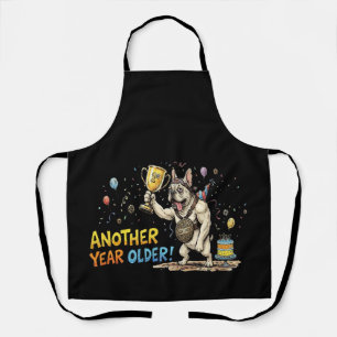 Funny French Bulldog Birthday Survivor Apron