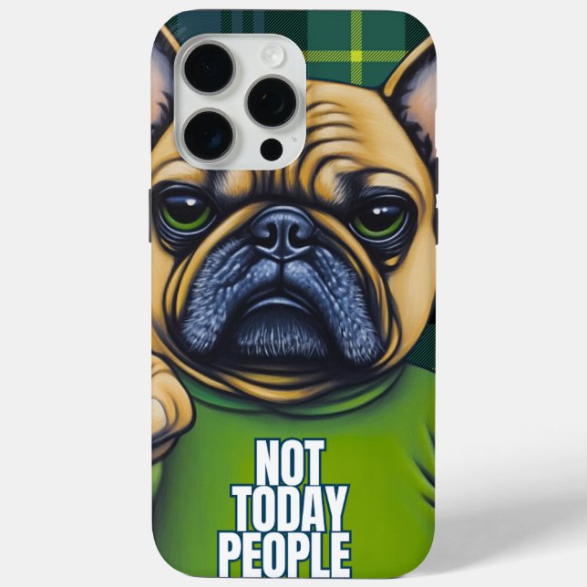 Funny French Bulldog  Case-Mate iPhone Case (Back)
