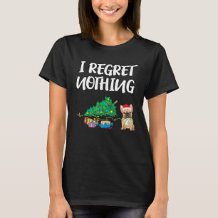 Funny French Bulldog Dog Christmas Gift   Pet Fren T-Shirt