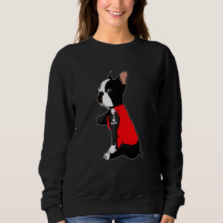 Funny French Bulldog Dog Tattoo I Love Mum Great D Sweatshirt