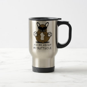 FUNNY FRENCH BULLDOG, French Bulldog Gift Travel Mug