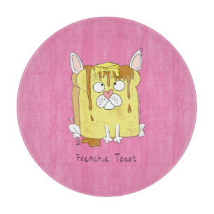 Funny French Bulldog Frenchie Cute Dog Cartoon Cutting Board