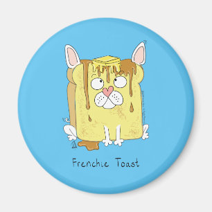 Funny French Bulldog Frenchie Cute Dog Cartoon Magnet