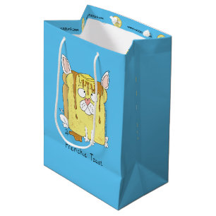 Funny French Bulldog Frenchie Cute Dog Cartoon Medium Gift Bag