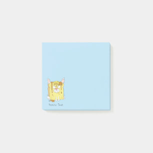 Funny French Bulldog Frenchie Dog Cartoon Post-it Notes