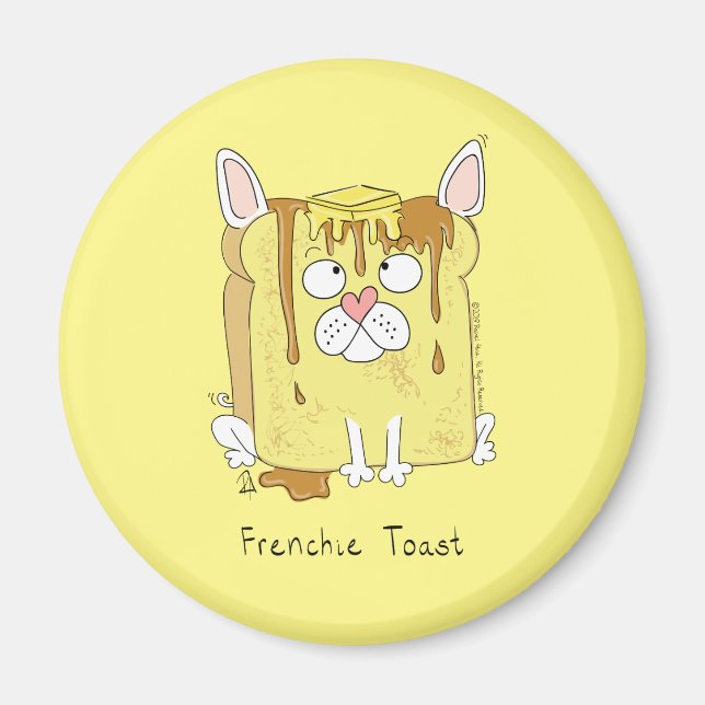 Funny French Bulldog Frenchie Dog Cute Kids Magnet (Front)