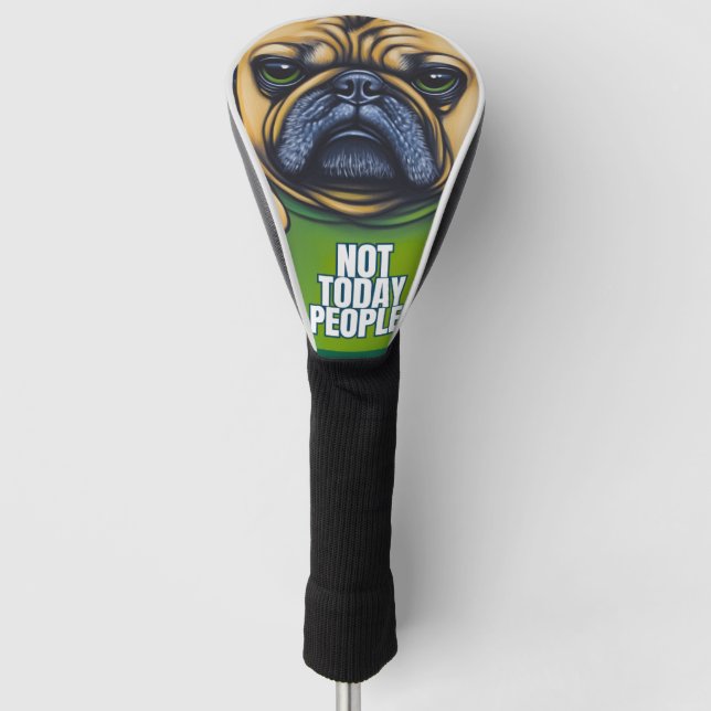 Funny French Bulldog Perfect for Dog Lover Golf Head Cover (Front)