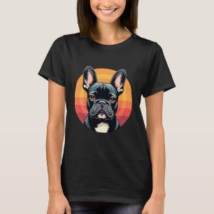 Funny French Bulldog Retro Outfits Clothes Cute Fr T-Shirt
