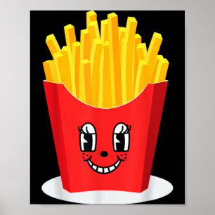 Funny French fries Costume Halloween Fries Lovers Poster