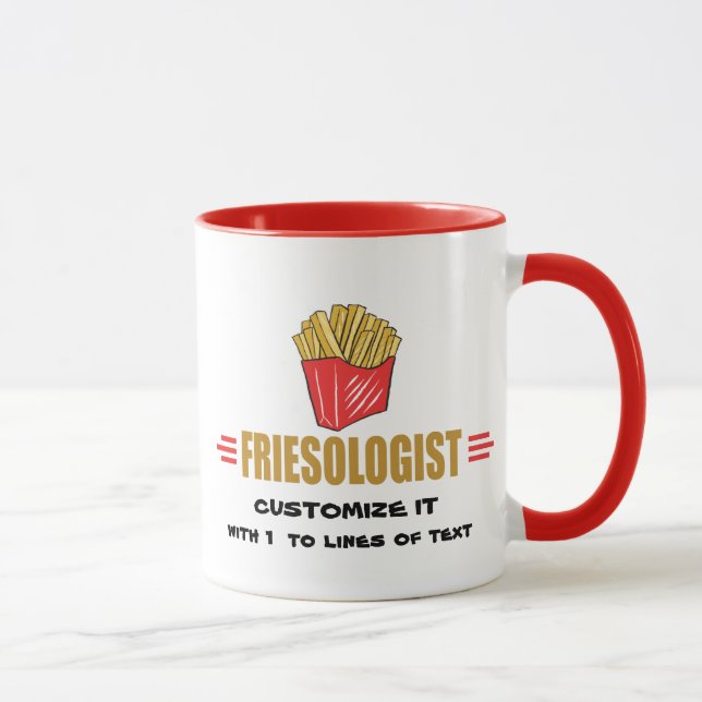 Funny French Fries Mug (Right)