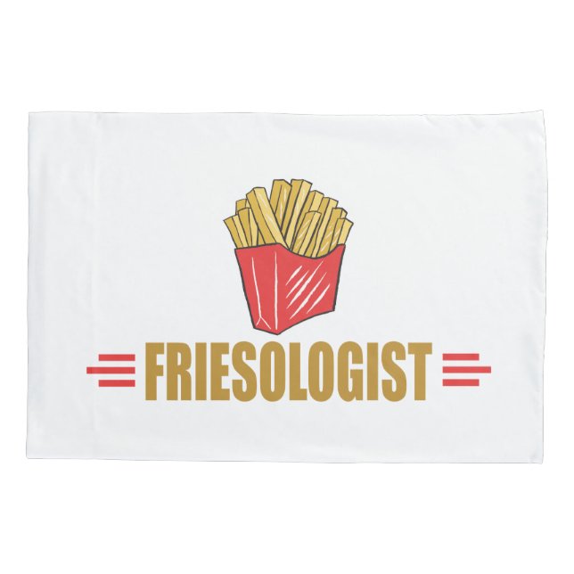 Funny French Fries Pillowcase (Back)