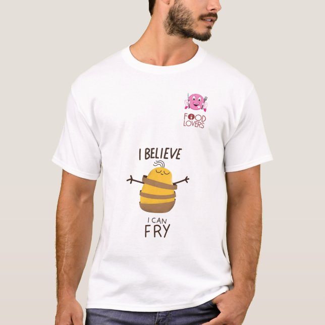 Funny french fries tshirt (Front)