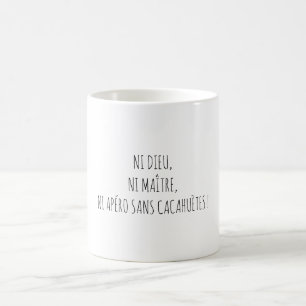 Funny French Master Apéro Quote Humorous Gift Coffee Mug
