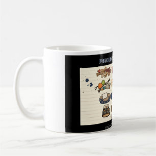 Funny Frenchie Mum Grocery List French Bulldog Hum Coffee Mug