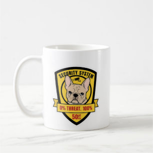 Funny Frenchie Security System Judgment Dog Mum Gi Coffee Mug