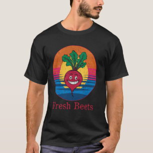 Funny Fresh Beets Vegetable Farmers Local Farm Foo T-Shirt