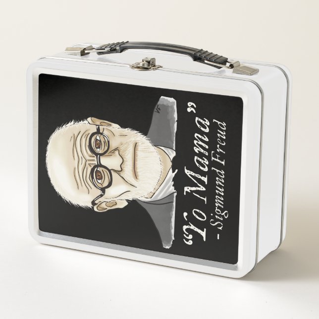 Funny Freud Psychology  Metal Lunch Box (Front)
