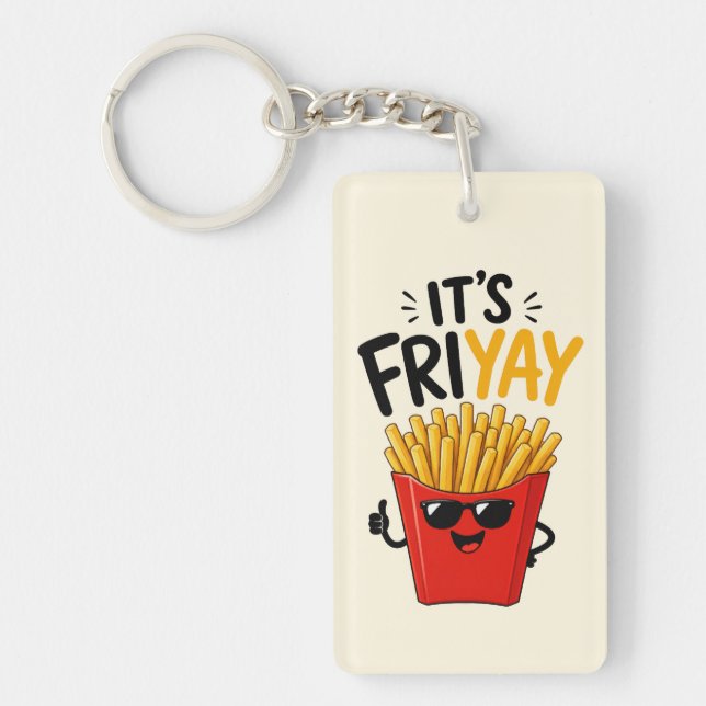 Funny Friday Key Ring (Front)
