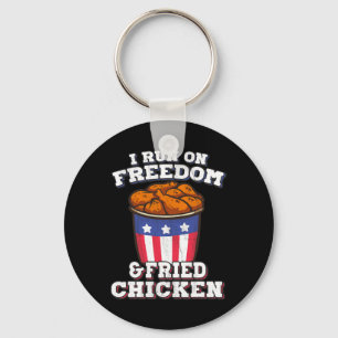 Funny Fried Chicken, Chicken Nugget, Wings, Drumst Key Ring