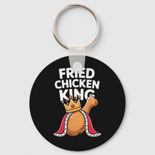 Funny Fried Chicken Design For Men Boys Fried Chic Key Ring