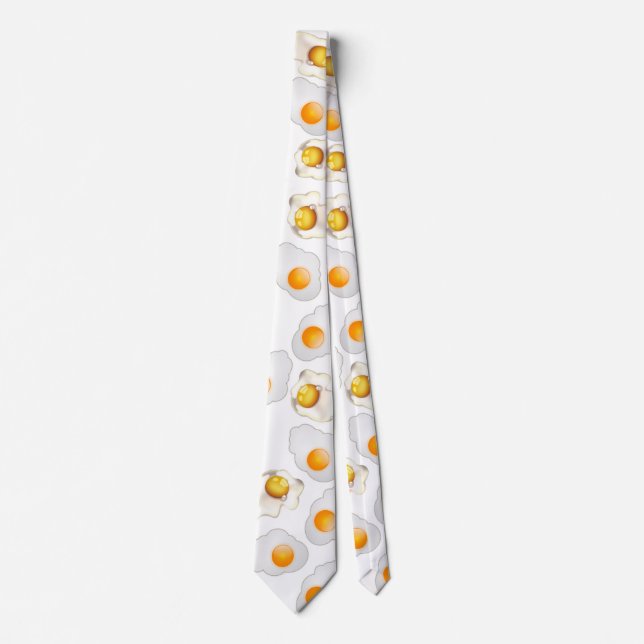 Funny fried eggs tie (Front)