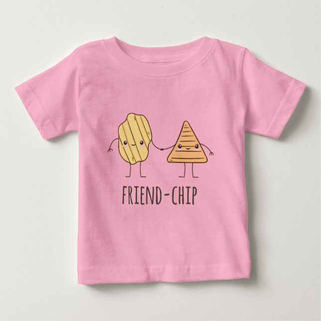 Funny Friend-chip potato chips Baby T-Shirt (Front)