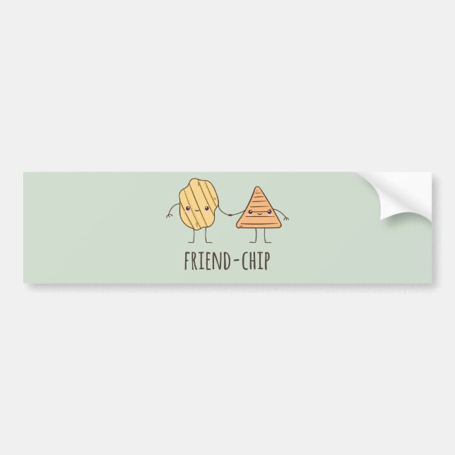 Funny Friend-chip potato chips Bumper Sticker (Front)