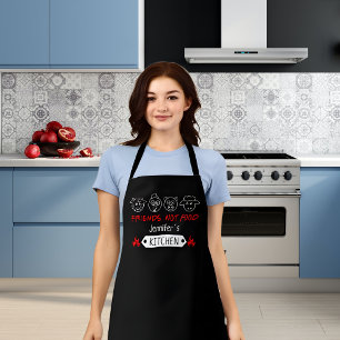 Funny Friends Not Food, Vegan Kitchen Apron