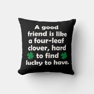 Funny friendship quote cushion
