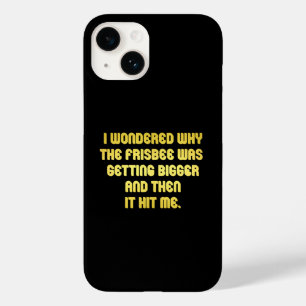 Funny Frisbee Joke Case-Mate iPhone 14 Case
