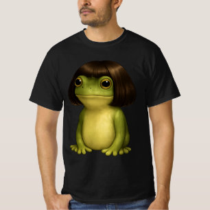 Funny Frog Bob Haircut Meme for Men Women Kids  T-Shirt
