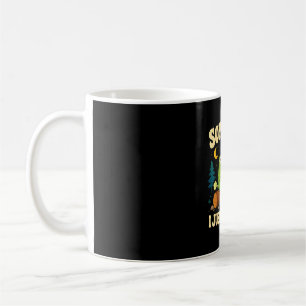 Funny frog fart joke camping campfire animal humou coffee mug