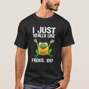 Funny Frog Gift For Kids Men Women Cool Tadpole Fr T-Shirt