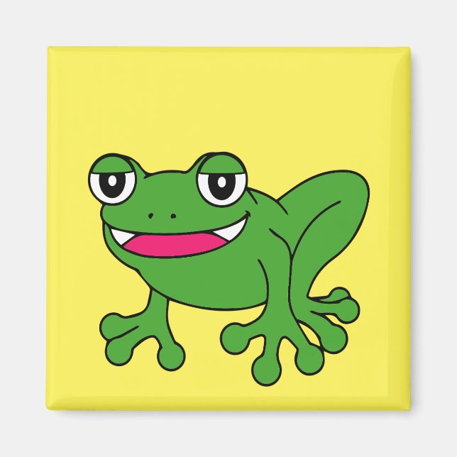 Funny frog magnet (Front)