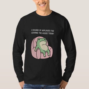Funny Frog Meme Kawaii Sarcastic Humour Girls Wome T-Shirt