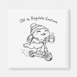 Funny Frog Mental Health Counsellor Off To Regulat Magnet