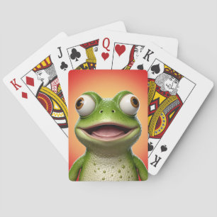 Funny Frog Playing Cards