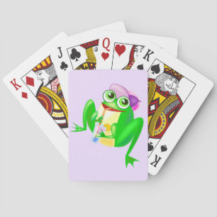 Funny Frog Playing Cards