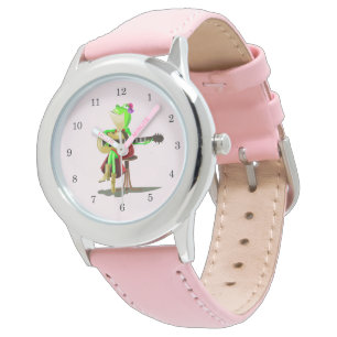 Funny Frog Playing Guitar Watch Gift 