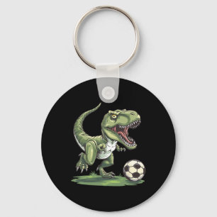 Funny Frog Playing Soccer Graphic Weird Frog Key Ring