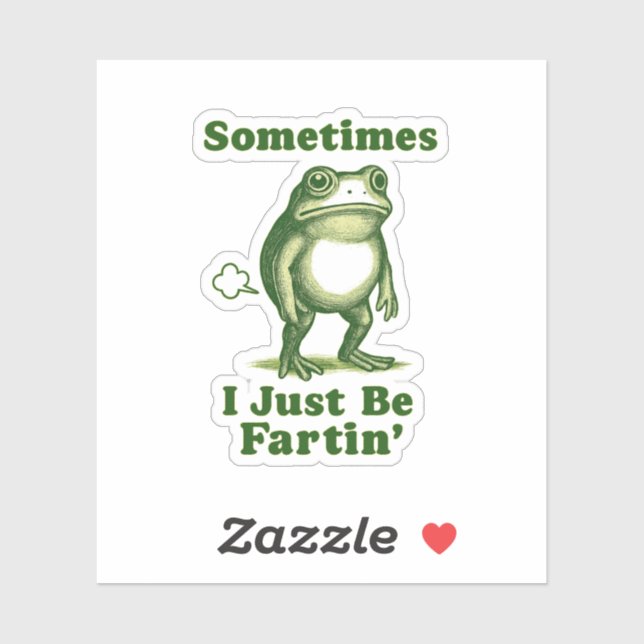Funny Frog Quote (Sheet)