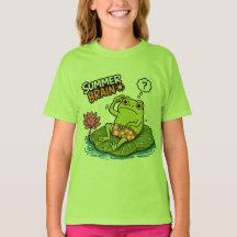 Funny Frog Summer Brain|Silly Frog Cartoon 