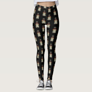Funny Frog Toad Lover Retro Vintage Design Leggings