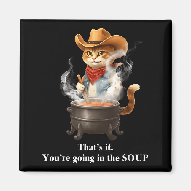 Funny Frog Witch Meme That's It You're Going In Th Magnet (Front)