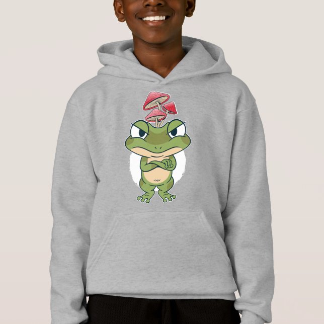 Funny Frog with mushrooms (Front)
