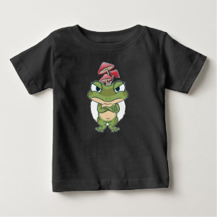Funny Frog with mushrooms Baby T-Shirt