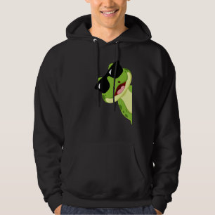 Funny Frog With Sunglasses Hoodie