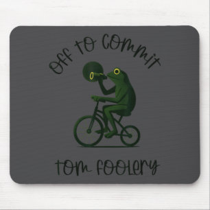 Funny Frog Wizard Off To Commit Tom Foolery Eclips Mouse Pad
